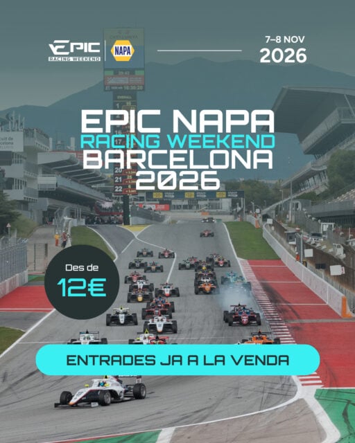 🔜 @epicracingweekend 🎉
📅 7-8 NOV 2026
👀 Vista ja posada en el proper cap de setmana racing al Circuit... que aquest any serà més èpic que mai!!!! Arriba el renovat #RacingWeekend, ara #EpicNapaRacingWeekend! 🔥
👀 Con la mirada ya puesta en el próximo fin de semana racing en el Circuit... que este año será más épico que nunca!!!! Llega el renovado #RacingWeekend, ahora #EpicNapaRacingWeekend! 🔥
👀 All eyes on the next racing weekend at the Circuit... and this year, it’s going to be more epic than ever!!!! The revamped #RacingWeekend is here, now #EpicNapaRacingWeekend! 🔥
Featuring:
✅ @f4spanishchampionship
✅ @eurocup_3
✅ @tcrspain
🆕 @gb3championship 👋
Molt contents per acollir per primer cop el #GB3, campionat de monoplaces britànic i gran categoria de promoció de joves talents! 💪
Muy contentos de recibir por primera vez al #GB3, campeonato británico de monoplazas y gran categoría de promoción de jóvenes talentos! 💪
We’re thrilled to welcome #GB3 to the Circuit for the very first time, a British single-seater championship and a great platform for developing young racing talent! 💪
🎟️ Entrades ja a la venta, amb possibilitat d'adquirir passi de Grid Walk!! 🤗
🎟️ Entradas ya a la venta, con la posibilidad de adquirir también pase de Grid Walk! 🤗
🎟️ Tickets are now on sale, with the option to add a Grid Walk pass!! 🤗