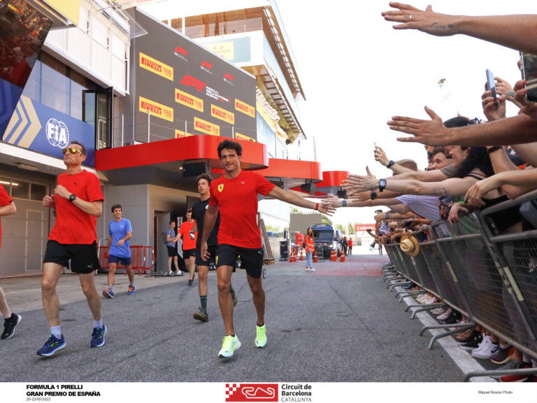 Drivers parade during the Formula 1 Pirelli Grand Premio de Espana 2022,  6th round of the 2022 FIA Formula One World Championship, on the Circuit de  Barcelona-Catalunya, from May 20 to 22