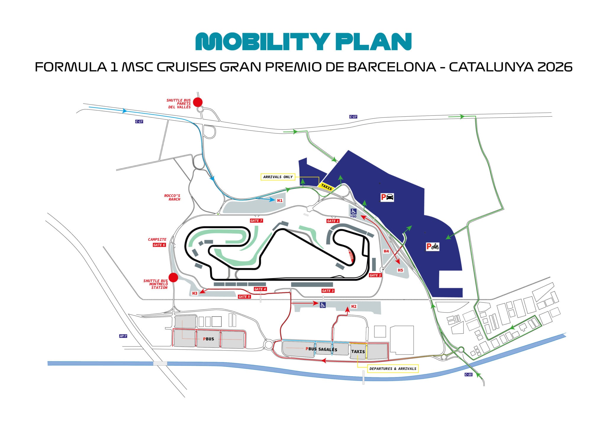 Mobility Plan for the F1 MSC CRUISES GP DE BARCELONA-CATALUNYA 2026 ...